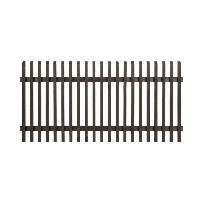 Staket Fjordby Svart 160 x 80 cm